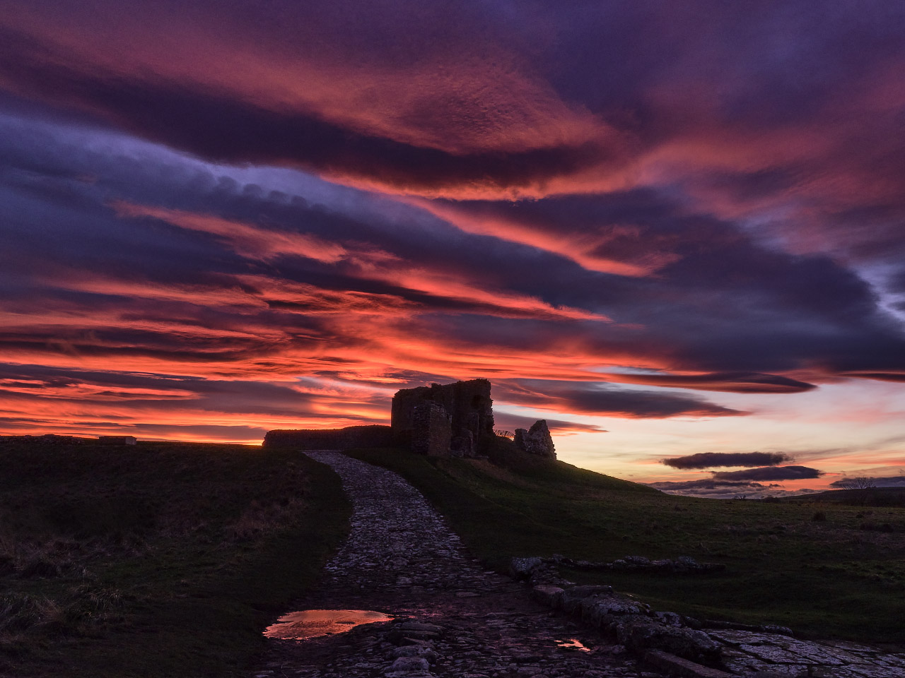 The Red Road - Duffus Castle