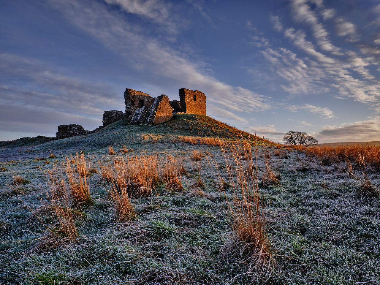 Winter Light - Duffus Castle