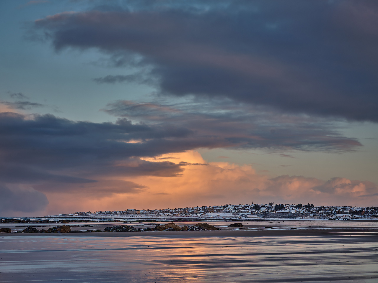 Winter Sky Over Lossie.