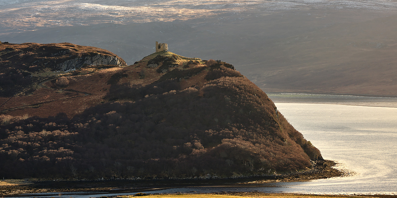 Evening Light On Castle Varrich - No 1