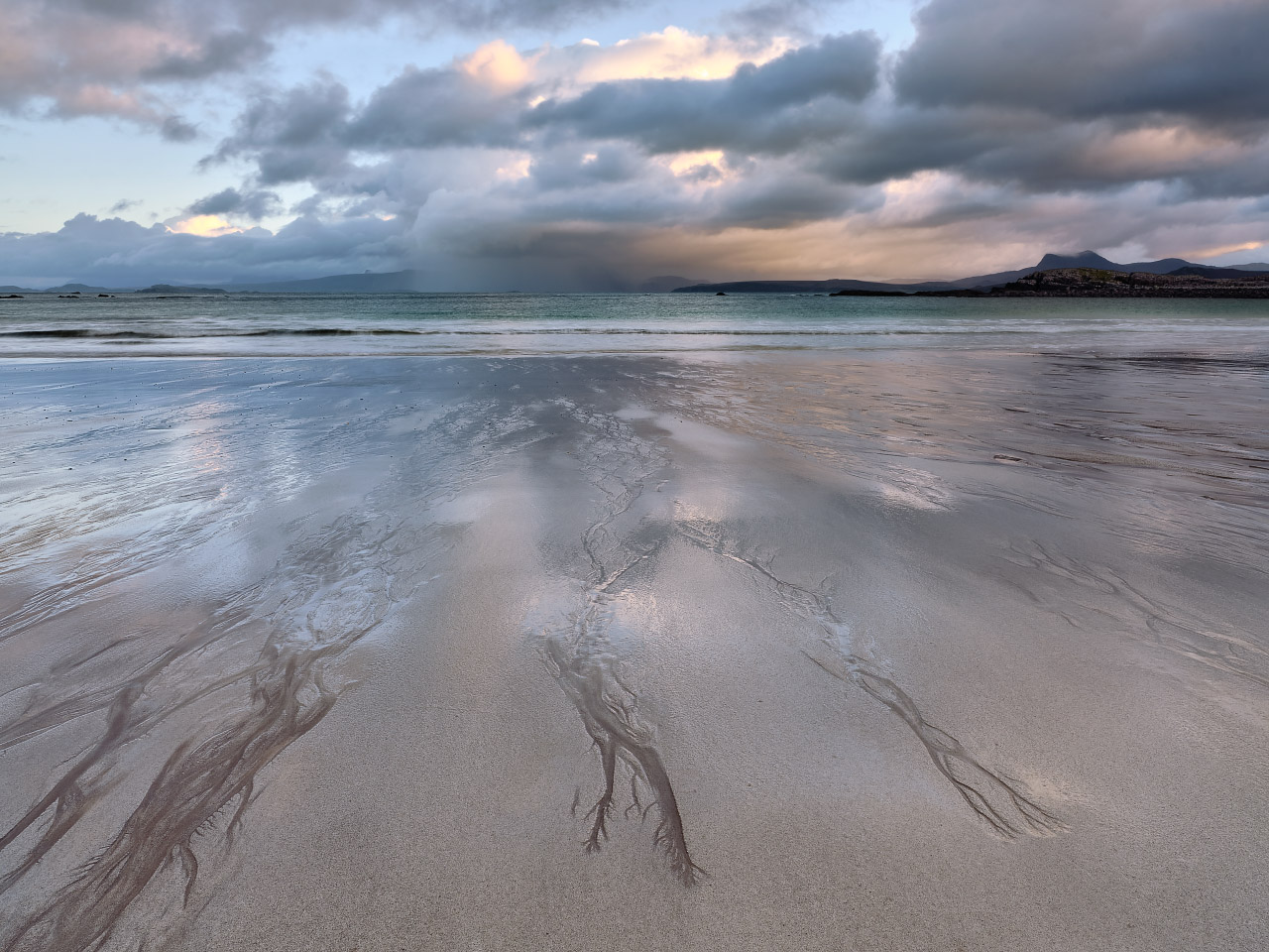 Falling Tide And Passing Squall - Mellon Udrigle.