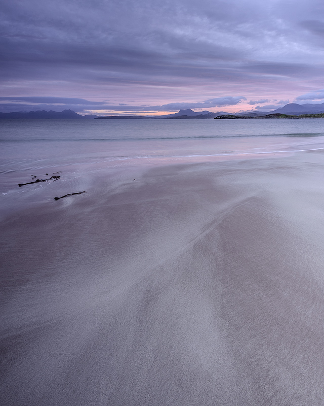 Sand Patterns And Seaweed