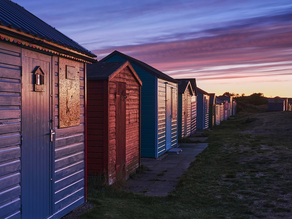 Beach Hut Sundown