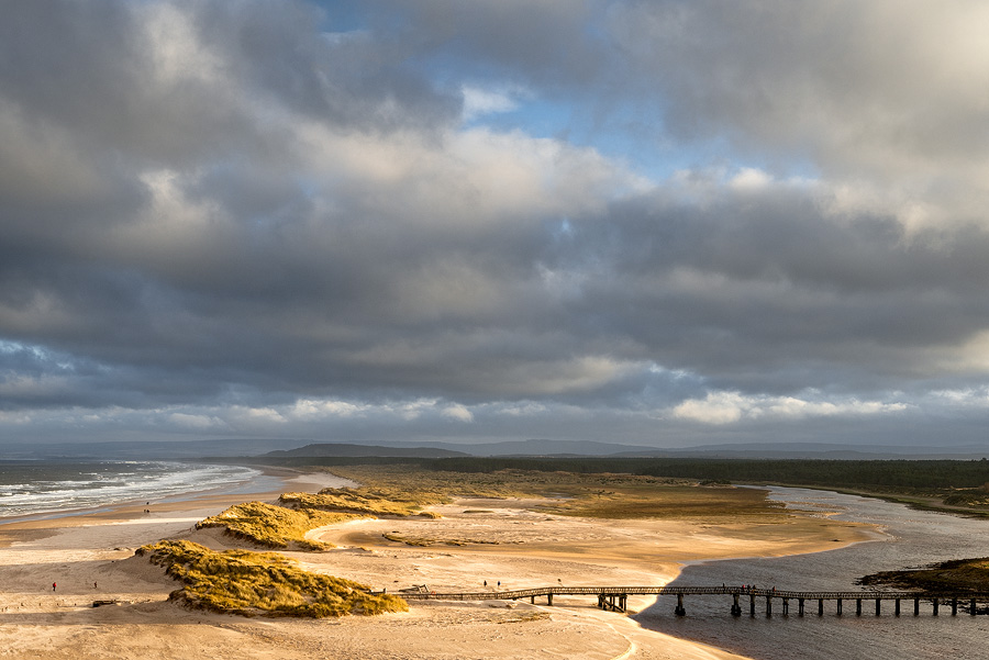 Low Sun on East Beach Lossiemouth