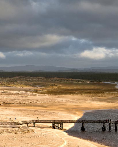 Low Sun On East Beach Lossiemouth (Pano)