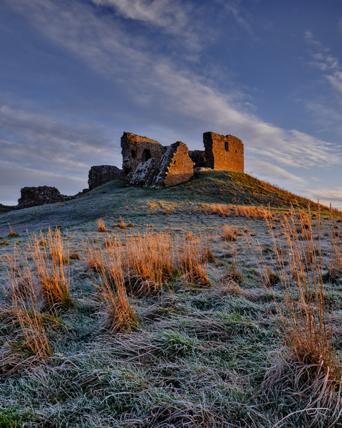 Winter Light - Duffus Castle