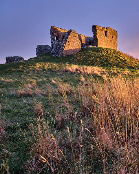 Winter Grasses - Duffus Castle