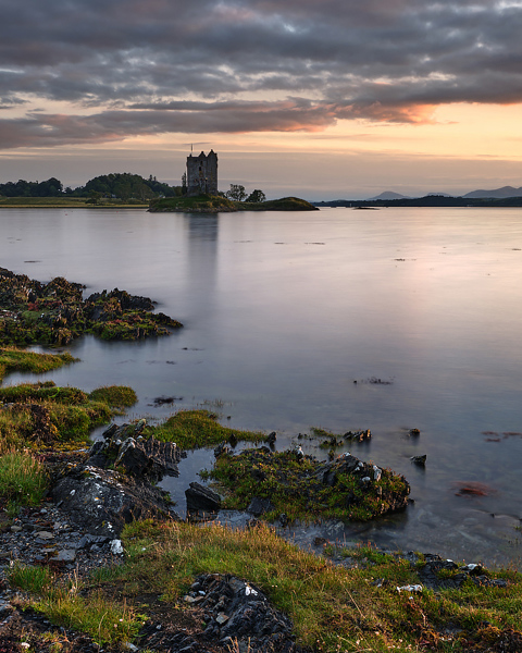 Castle Stalker, Dusk.