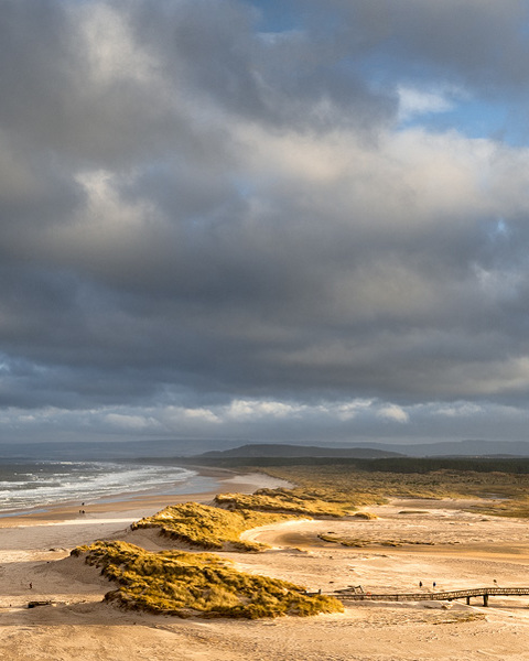 Low Sun on East Beach Lossiemouth